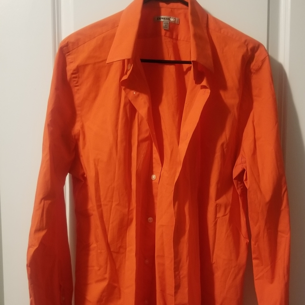 Men Dress Shirt / Size Large